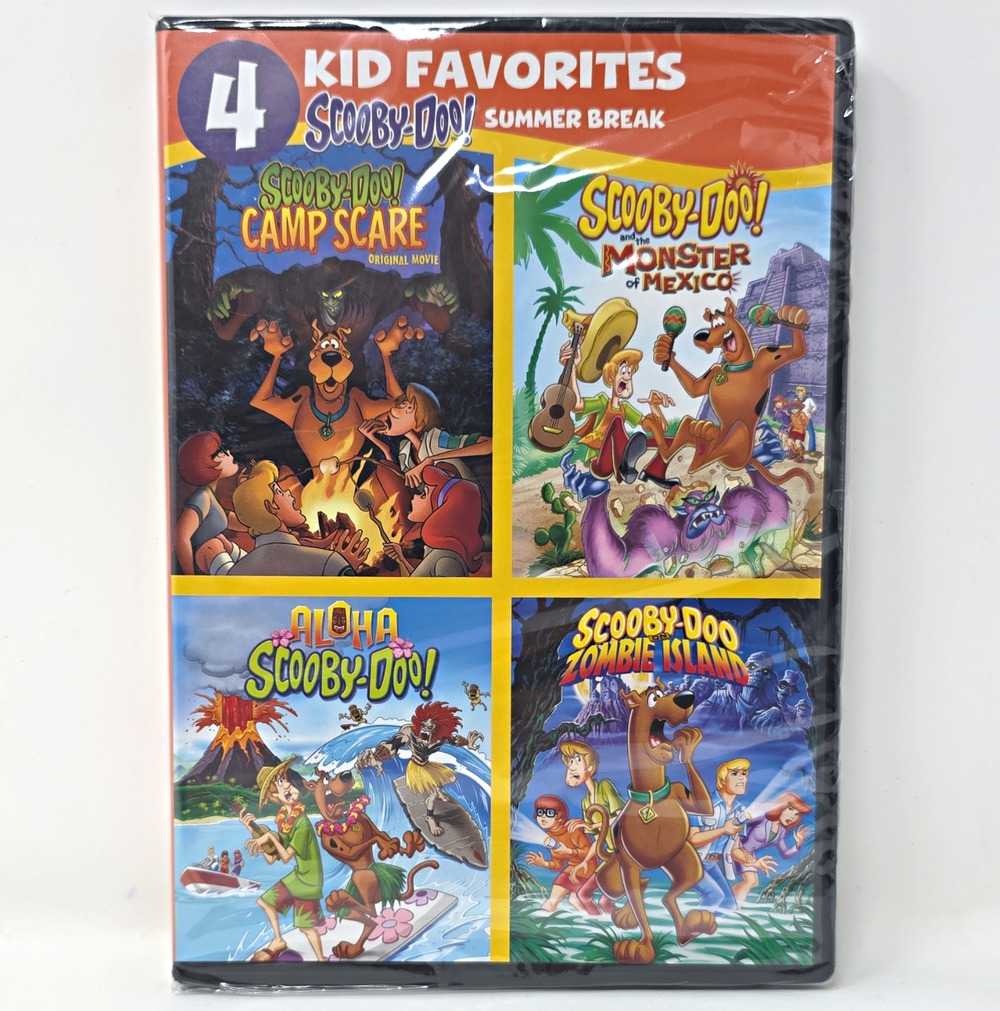 Warner Home Video Scooby-Doo! 4 Kid Favorites: Summer Break DVD Widescreen NR